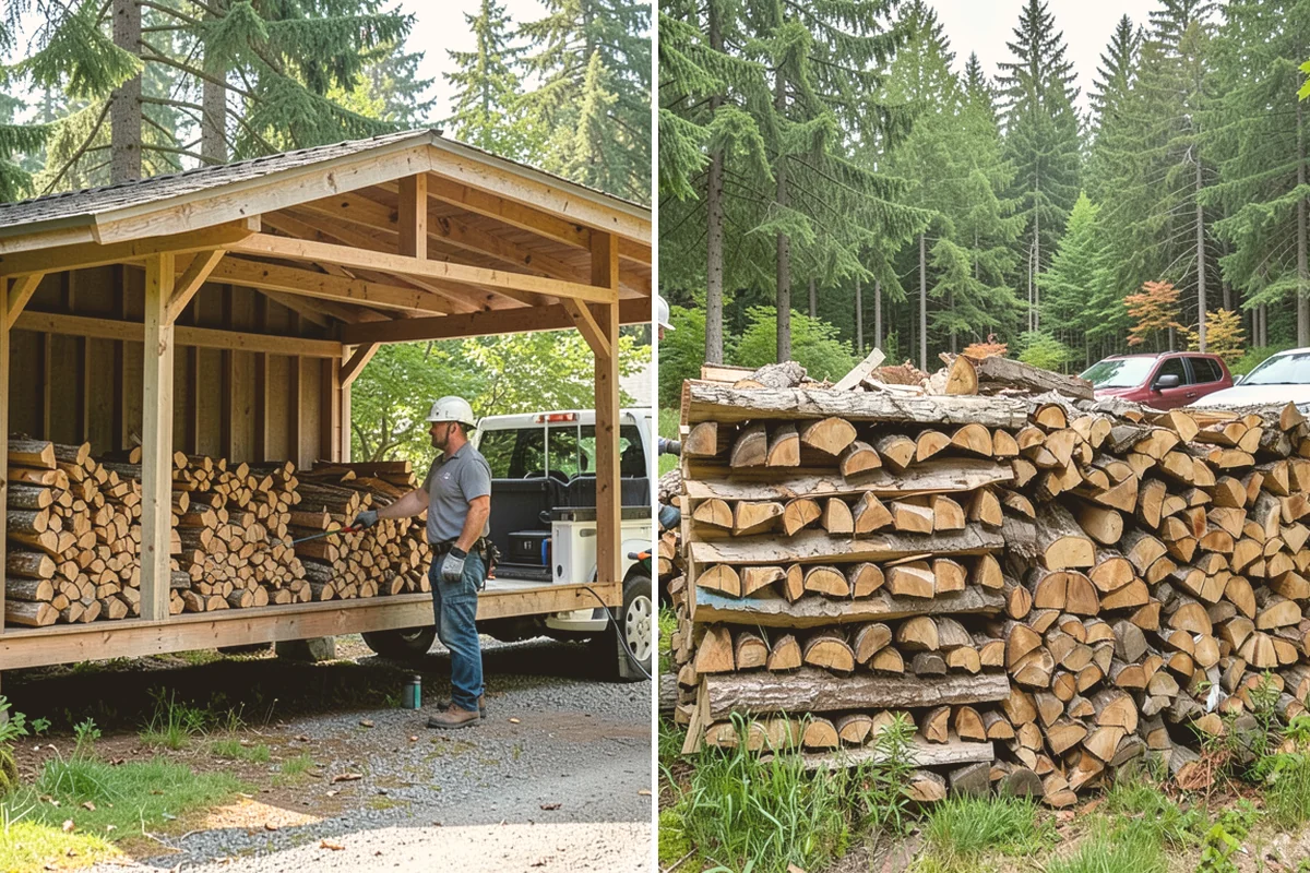 Summer Seasoning in Kent, King County, WA - Determine how much wood to season for the winter