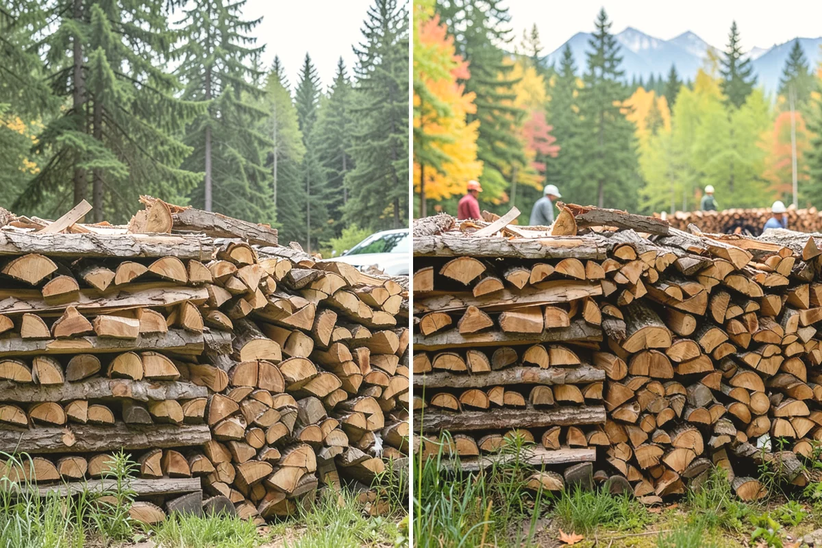Summer Seasoning in La Conner, Skagit County, WA - Determine how much wood to season for the winter