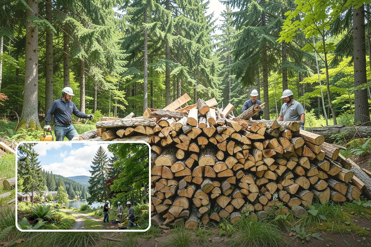 Summer Seasoning in Lake Forest Park, King County, WA - Uses the driest months for effective seasoning