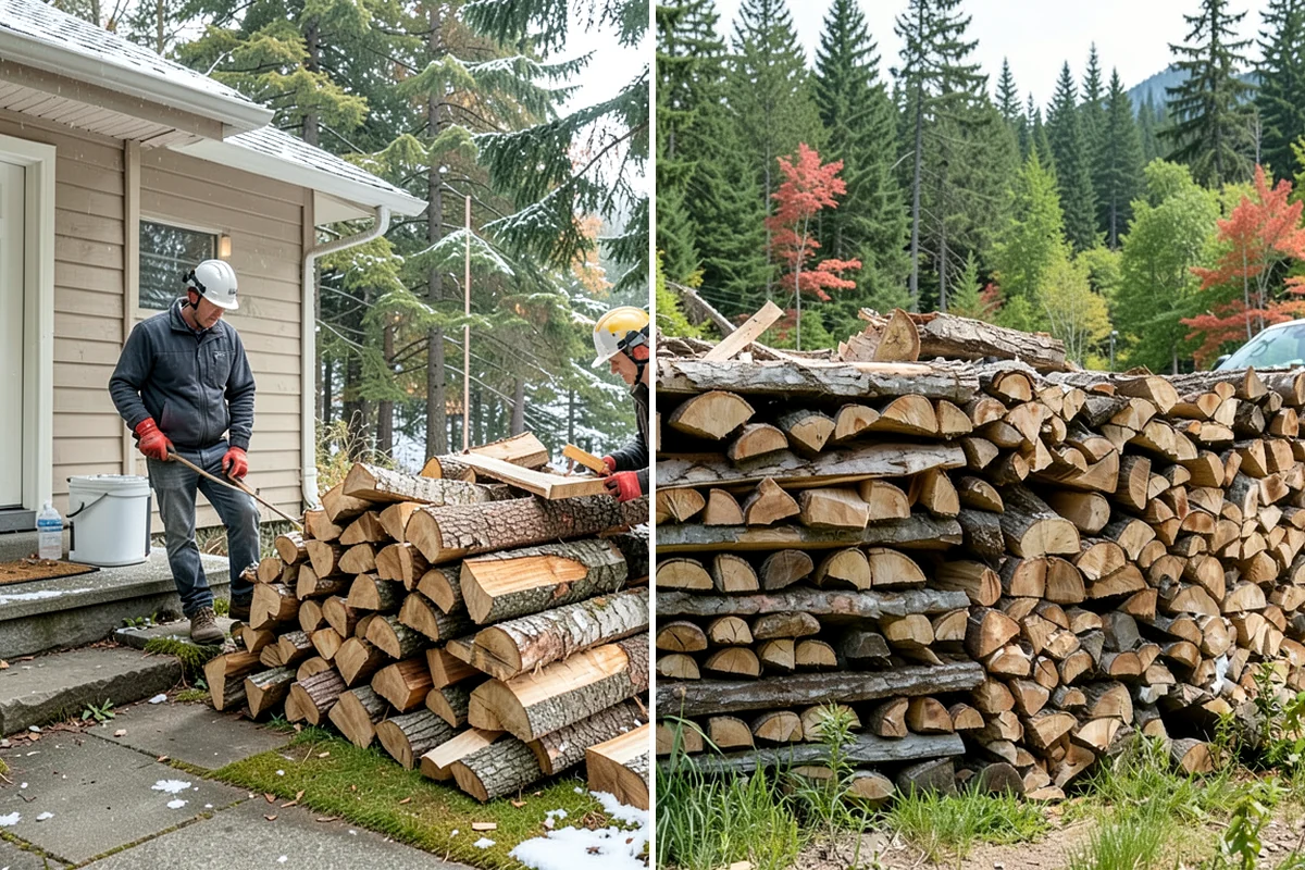 Summer Seasoning in Lake Forest Park, King County, WA - Determine how much wood to season for the winter