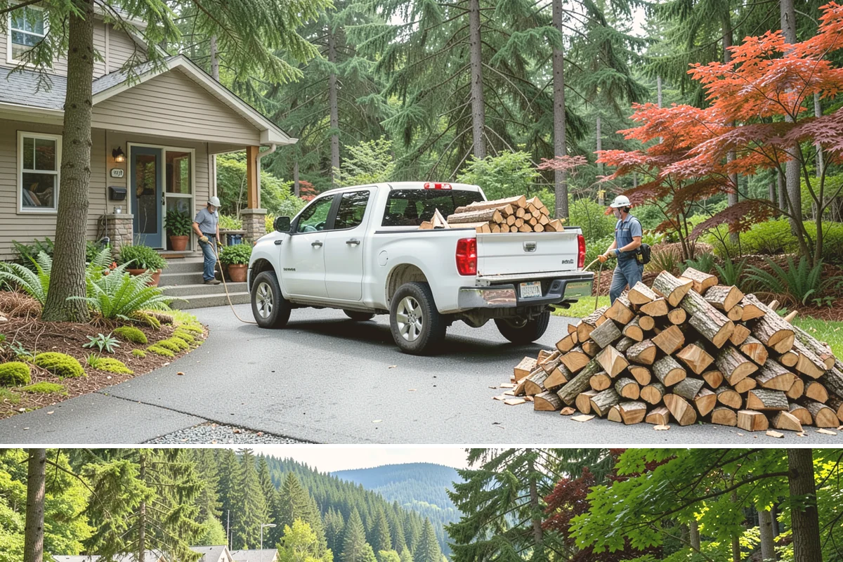 Summer Seasoning in Lake Forest Park, King County, WA - Summer is the prime seasoning window, when long dry days pull moisture out fastest ahead of winter.
