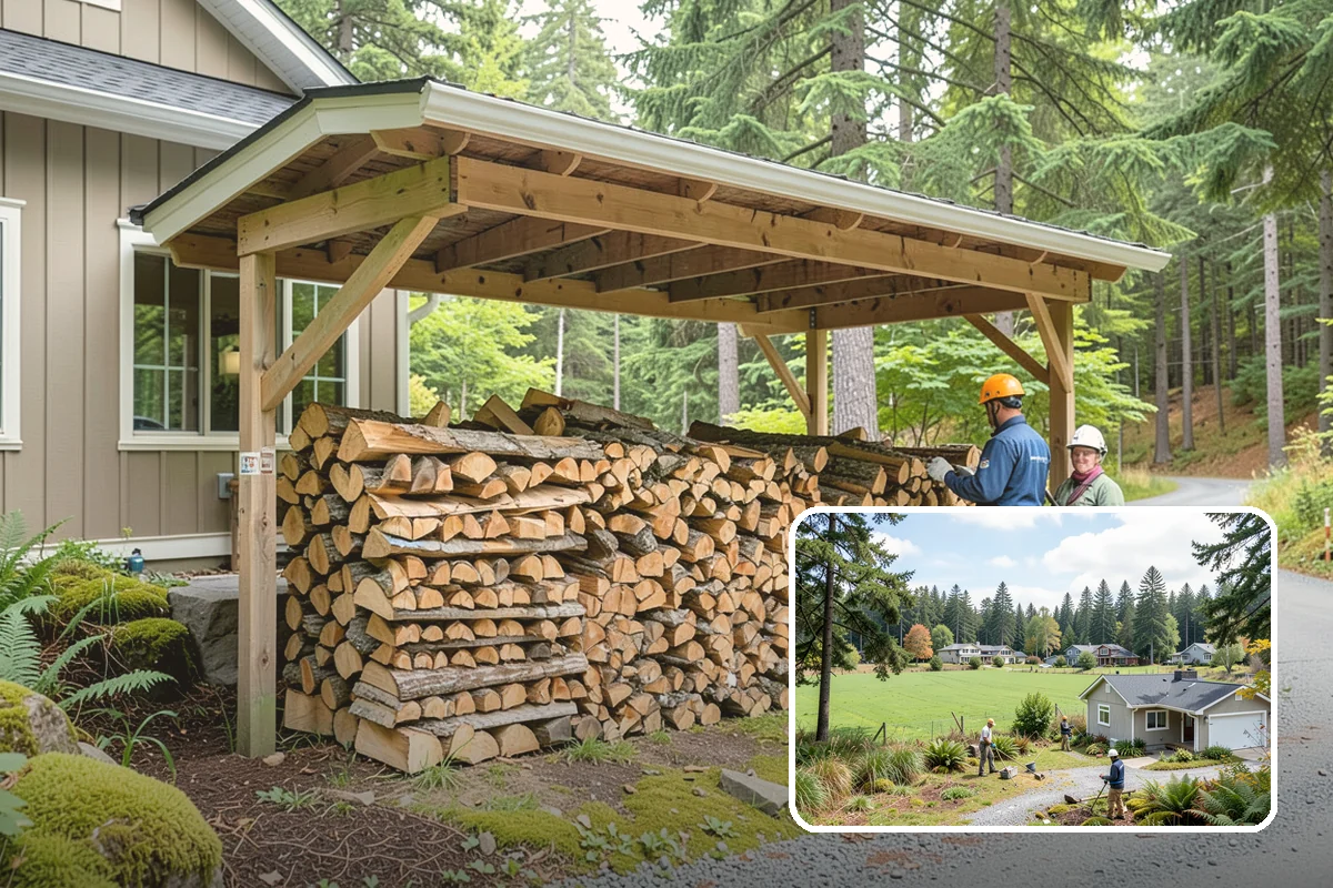 Summer Seasoning in Lyman, WA - Uses the driest months for effective seasoning