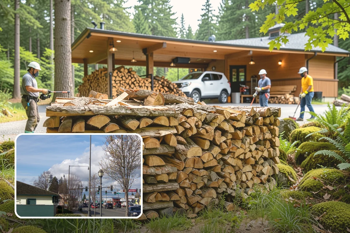 Summer Seasoning in Marysville, Snohomish County, WA - Uses the driest months for effective seasoning