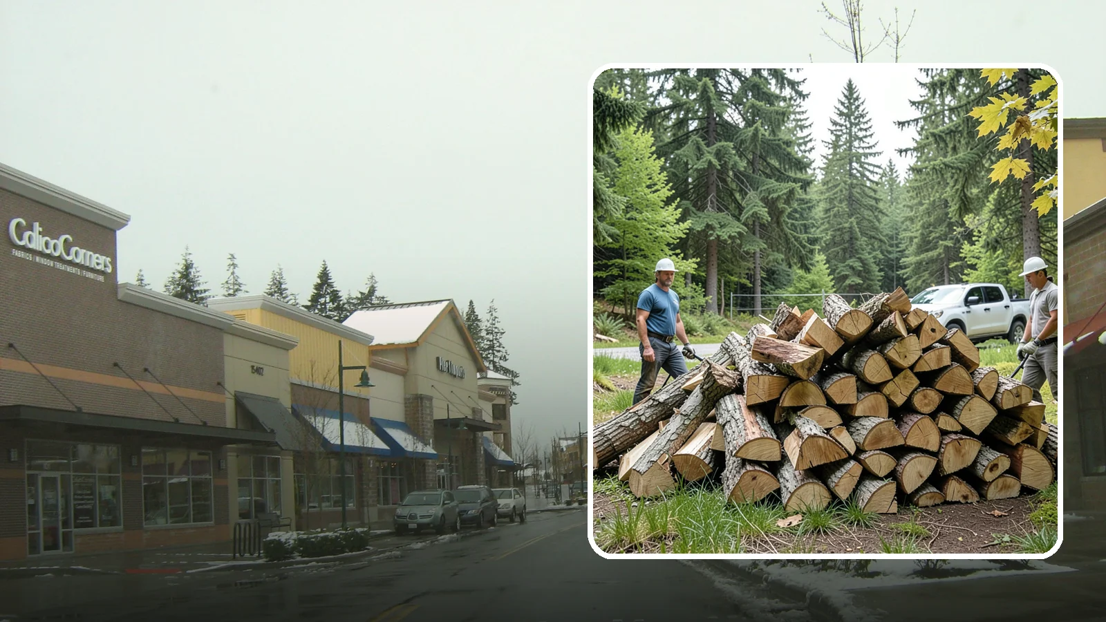 Summer Seasoning in Mill Creek, Snohomish County, WA - We deliver wood in summer and set it up to dry through the warm months so it is ready to burn by winter.