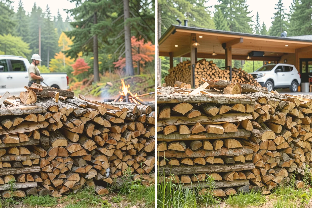 Summer Seasoning in Milton, King County, WA - Determine how much wood to season for the winter