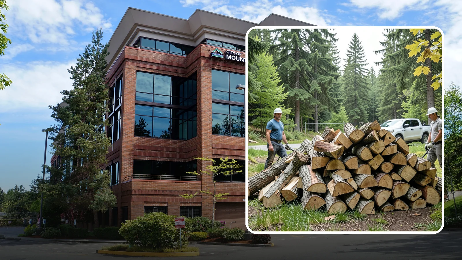 Summer Seasoning in Mountlake Terrace, Snohomish County, WA - We deliver wood in summer and set it up to dry through the warm months so it is ready to burn by winter.