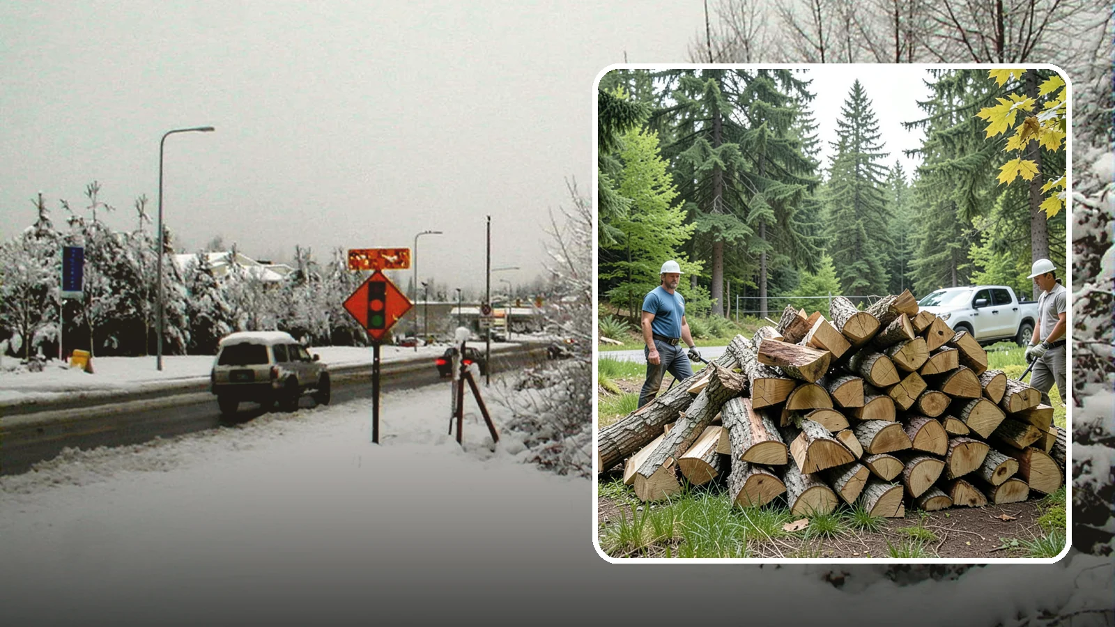 Summer Seasoning in Newcastle, King County, WA - We deliver wood in summer and set it up to dry through the warm months so it is ready to burn by winter.