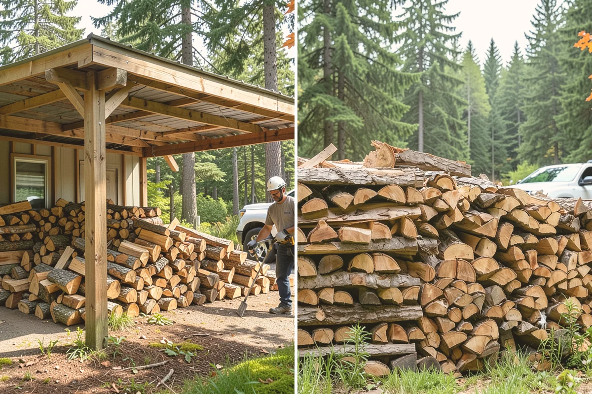 Summer Seasoning in Orting, Pierce County, WA - Determine how much wood to season for the winter