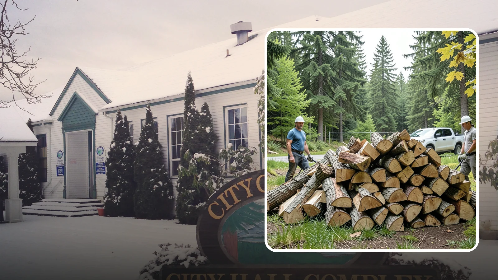 Summer Seasoning in Pacific, King County, WA - We deliver wood in summer and set it up to dry through the warm months so it is ready to burn by winter.