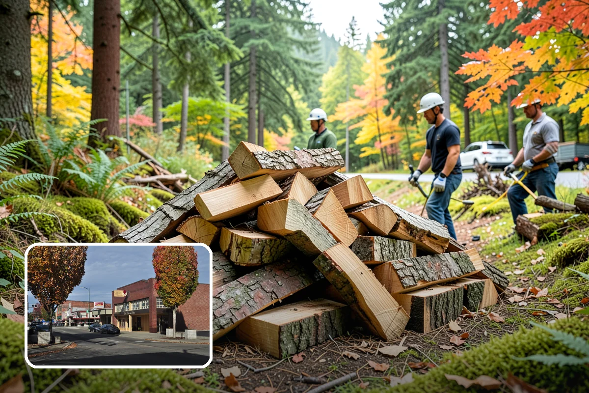 Summer Seasoning in Puyallup, Pierce County, WA - Uses the driest months for effective seasoning