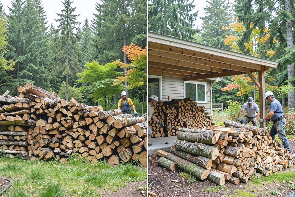 Summer Seasoning in Roy, Pierce County, WA - Determine how much wood to season for the winter