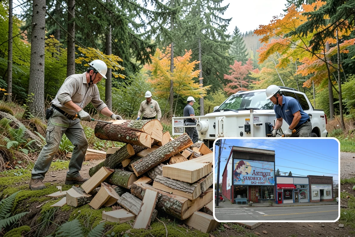 Summer Seasoning in Ruston, Pierce County, WA - Uses the driest months for effective seasoning