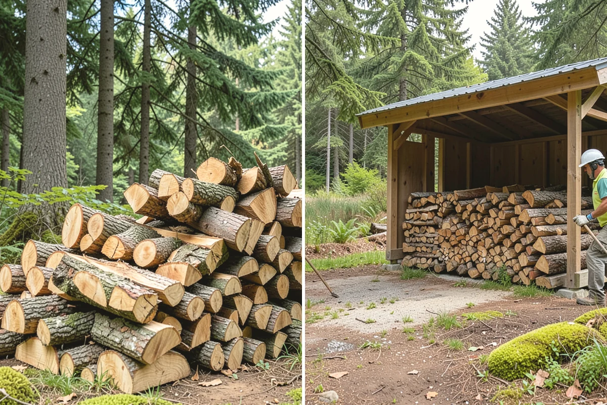 Summer Seasoning in Ruston, Pierce County, WA - Determine how much wood to season for the winter