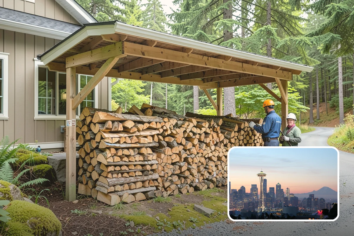 Summer Seasoning in Seattle, King County, WA - Uses the driest months for effective seasoning