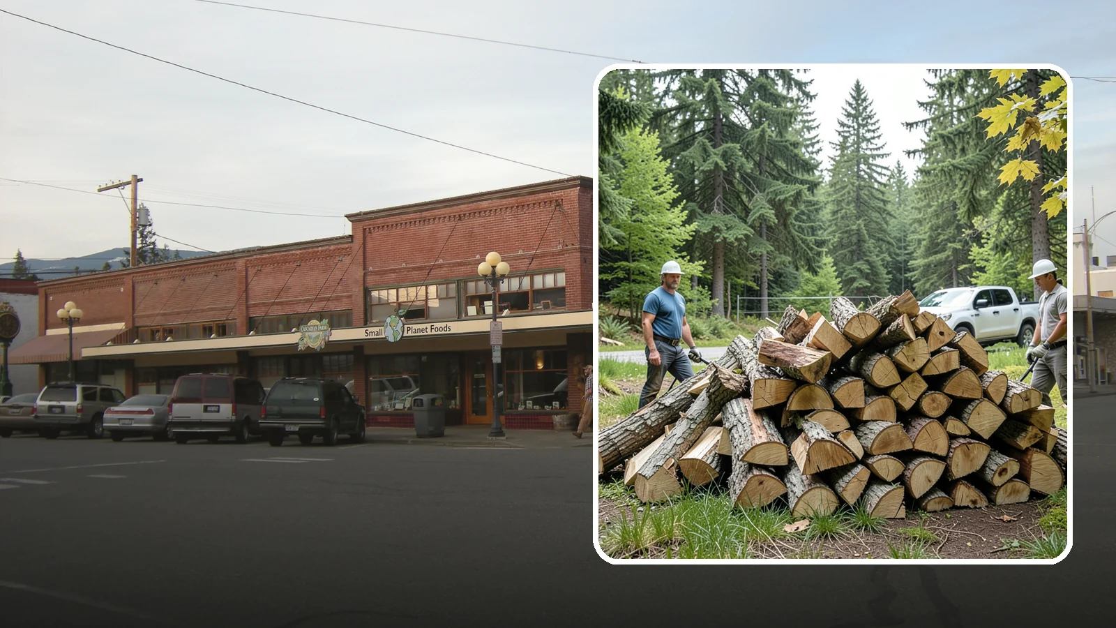 Summer Seasoning in Sedro-Woolley, Skagit County, WA - We deliver wood in summer and set it up to dry through the warm months so it is ready to burn by winter.