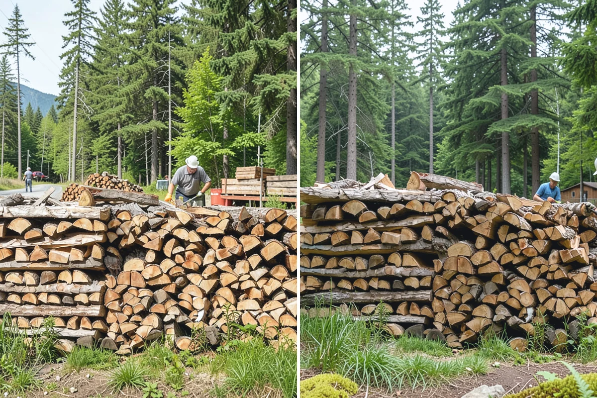 Summer Seasoning in South Prairie, Pierce County, WA - Determine how much wood to season for the winter