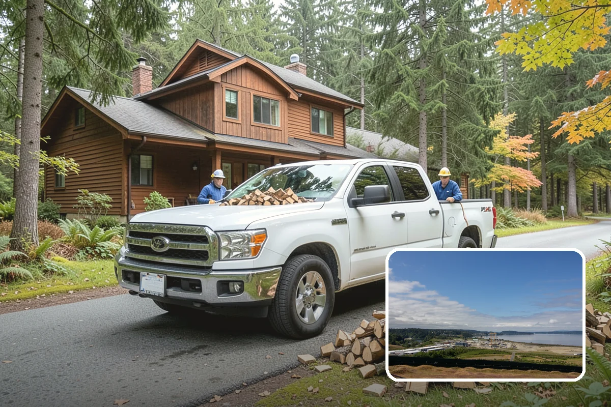 Summer Seasoning in University Place, Pierce County, WA - Uses the driest months for effective seasoning