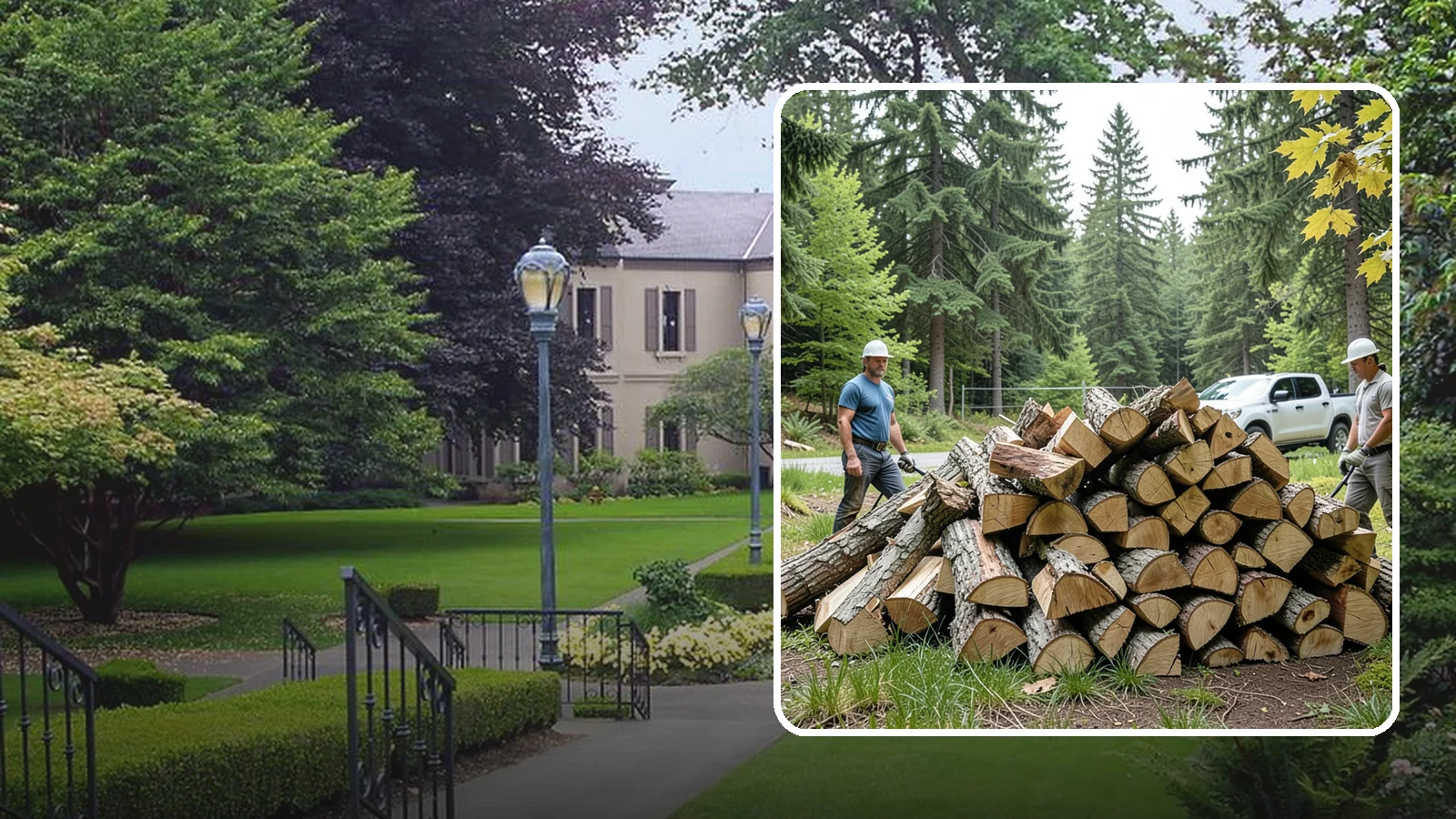 Summer Seasoning in Woodinville, King County, WA - We deliver wood in summer and set it up to dry through the warm months so it is ready to burn by winter.