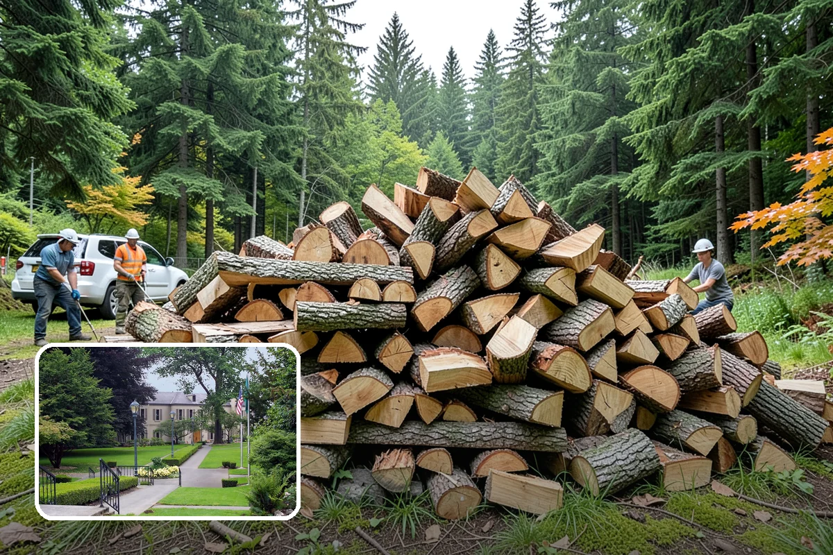 Summer Seasoning in Woodinville, King County, WA - Uses the driest months for effective seasoning