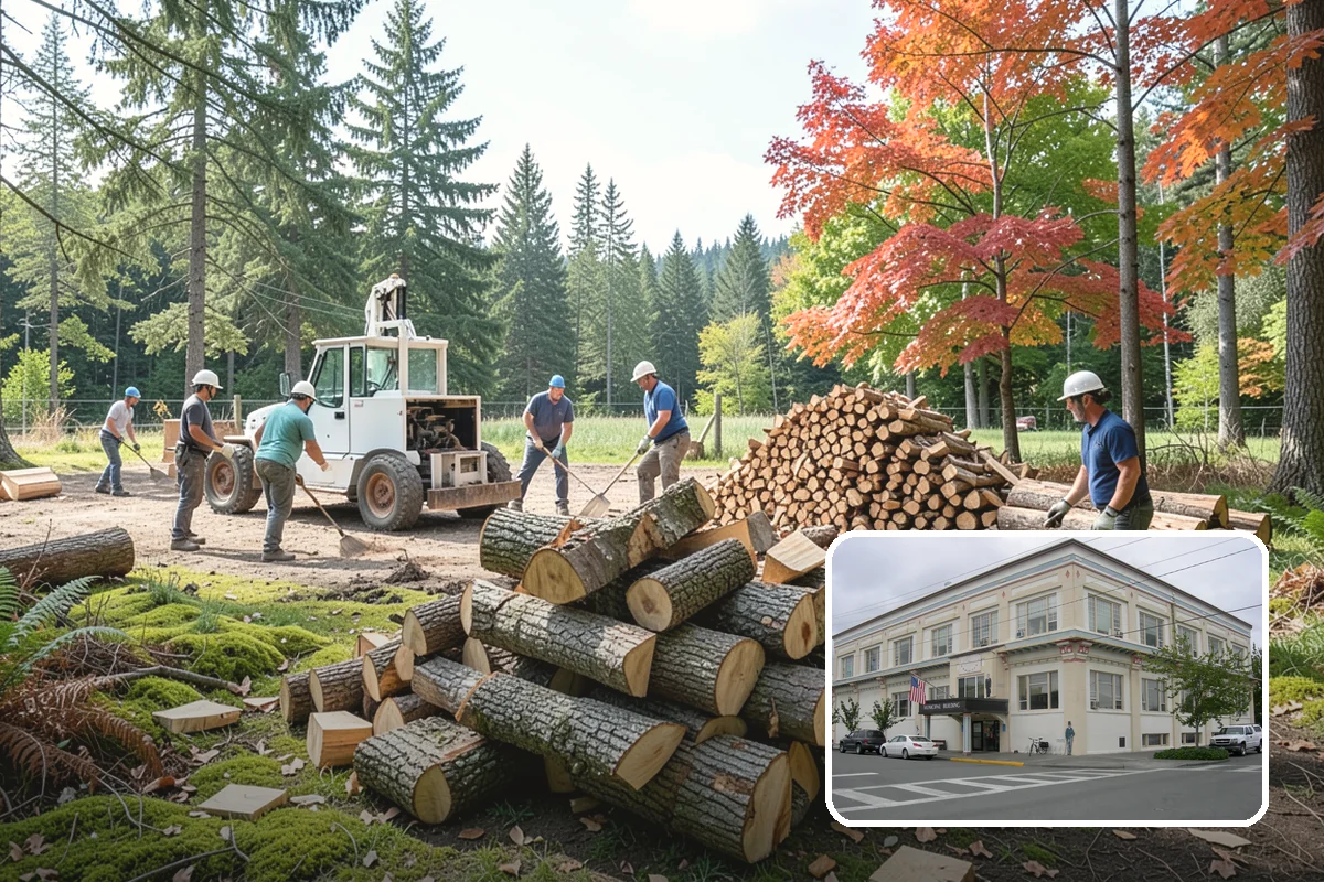 Sustainable Firewood in Anacortes, Skagit County, WA - Sourced with care for regional forest health