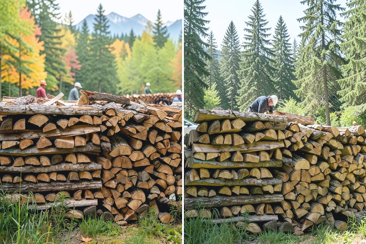 Sustainable Firewood in Beaux Arts Village, King County, WA - Identify responsibly managed and salvageable sources