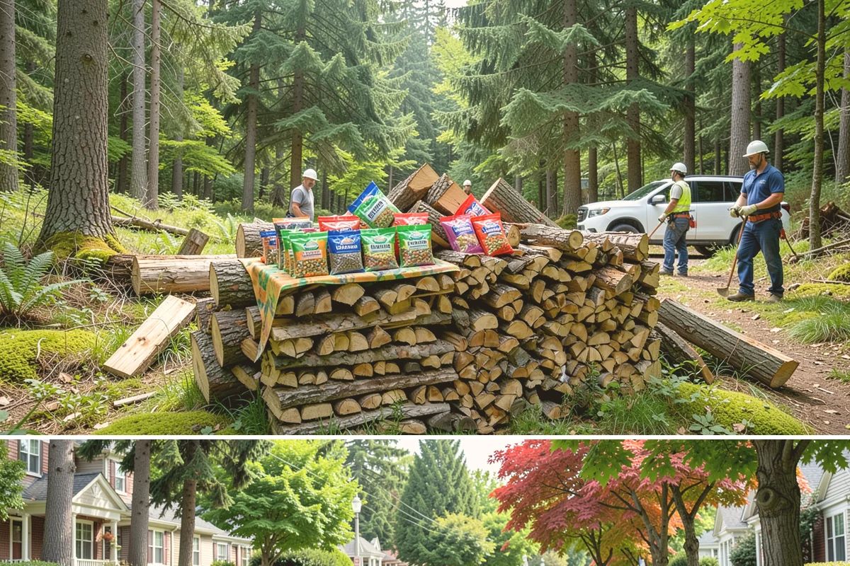Sustainable Firewood in Beaux Arts Village, King County, WA - Available year-round, with fall and winter ordering popular as households stock up responsibly for the heating season.