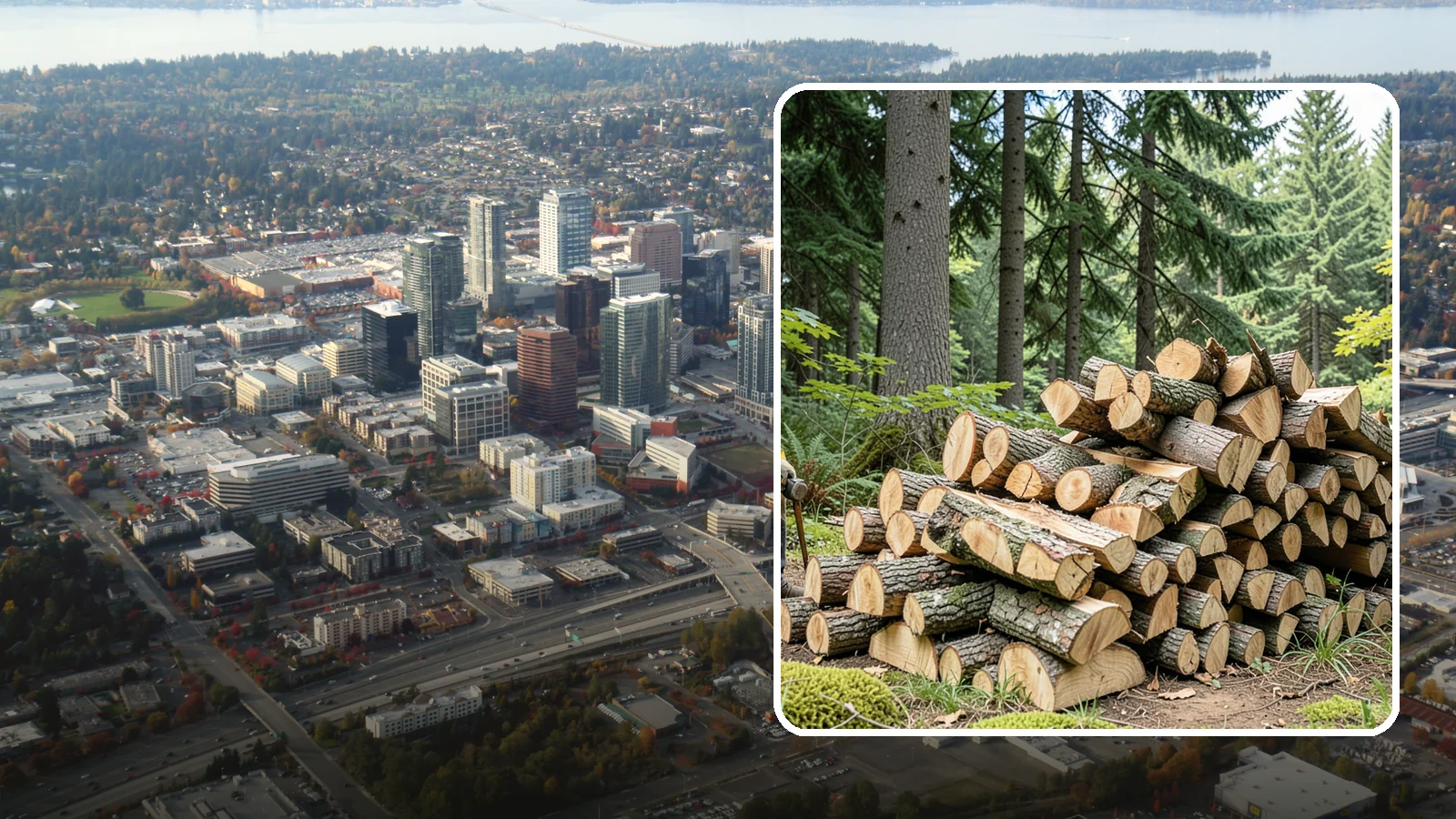 Sustainable Firewood in Bellevue, King County, WA - We supply firewood sourced with care for the Pacific Northwest forests and communities that produce it.