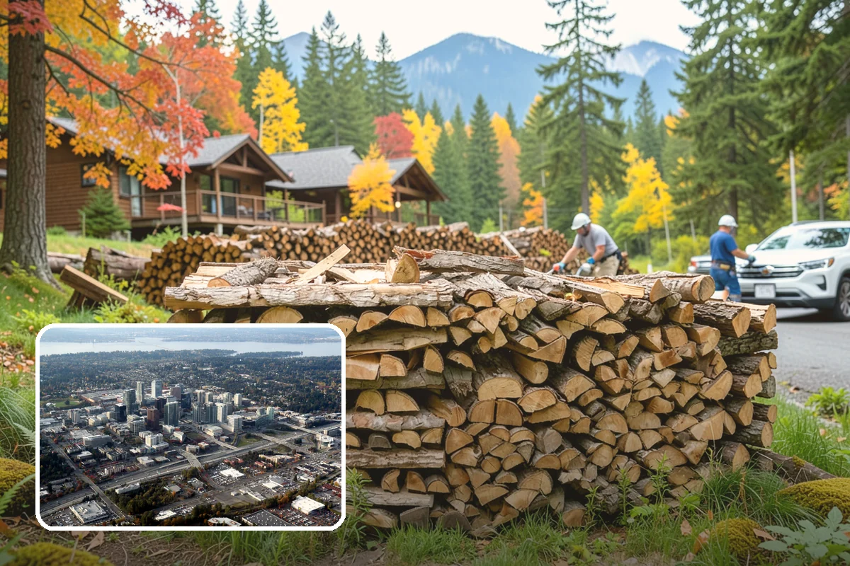 Sustainable Firewood in Bellevue, King County, WA - Sourced with care for regional forest health