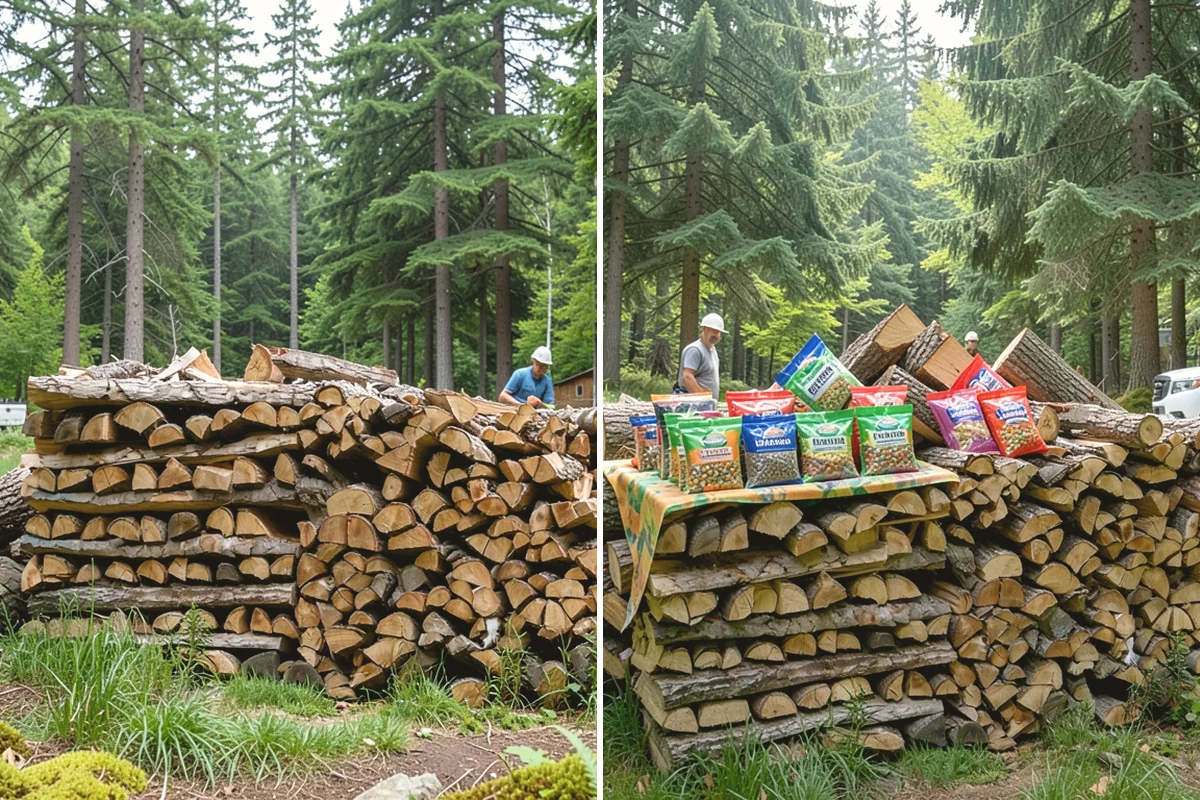 Sustainable Firewood in Black Diamond, King County, WA - Identify responsibly managed and salvageable sources