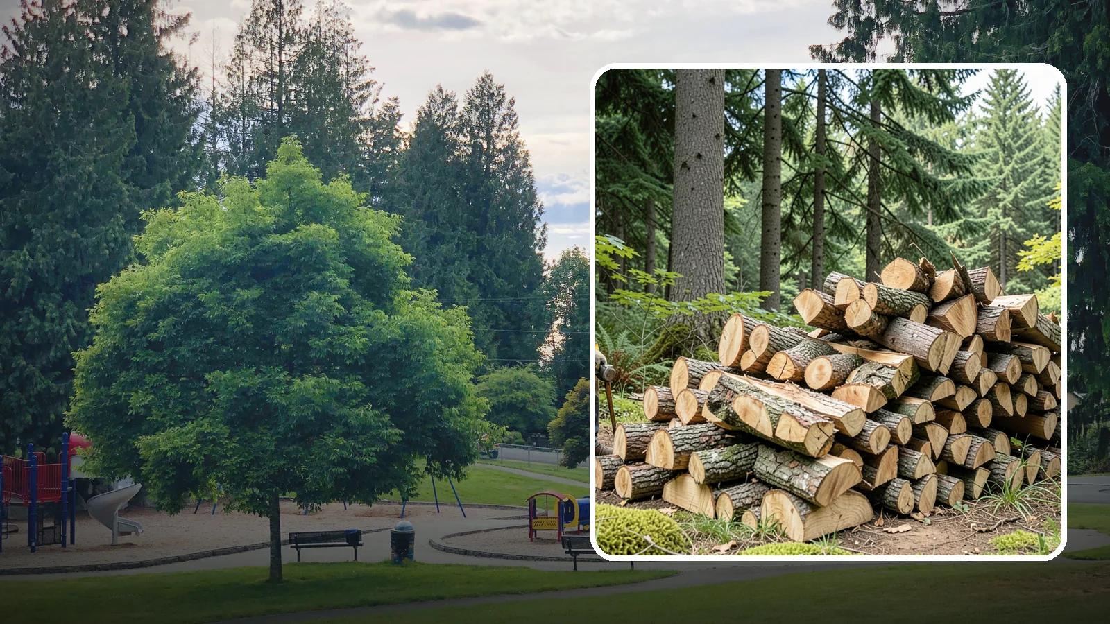Sustainable Firewood in Bonney Lake, Pierce County, WA - We supply firewood sourced with care for the Pacific Northwest forests and communities that produce it.