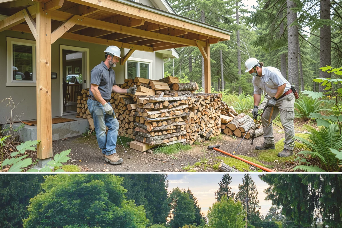 Sustainable Firewood in Bonney Lake, Pierce County, WA - Available year-round, with fall and winter ordering popular as households stock up responsibly for the heating season.