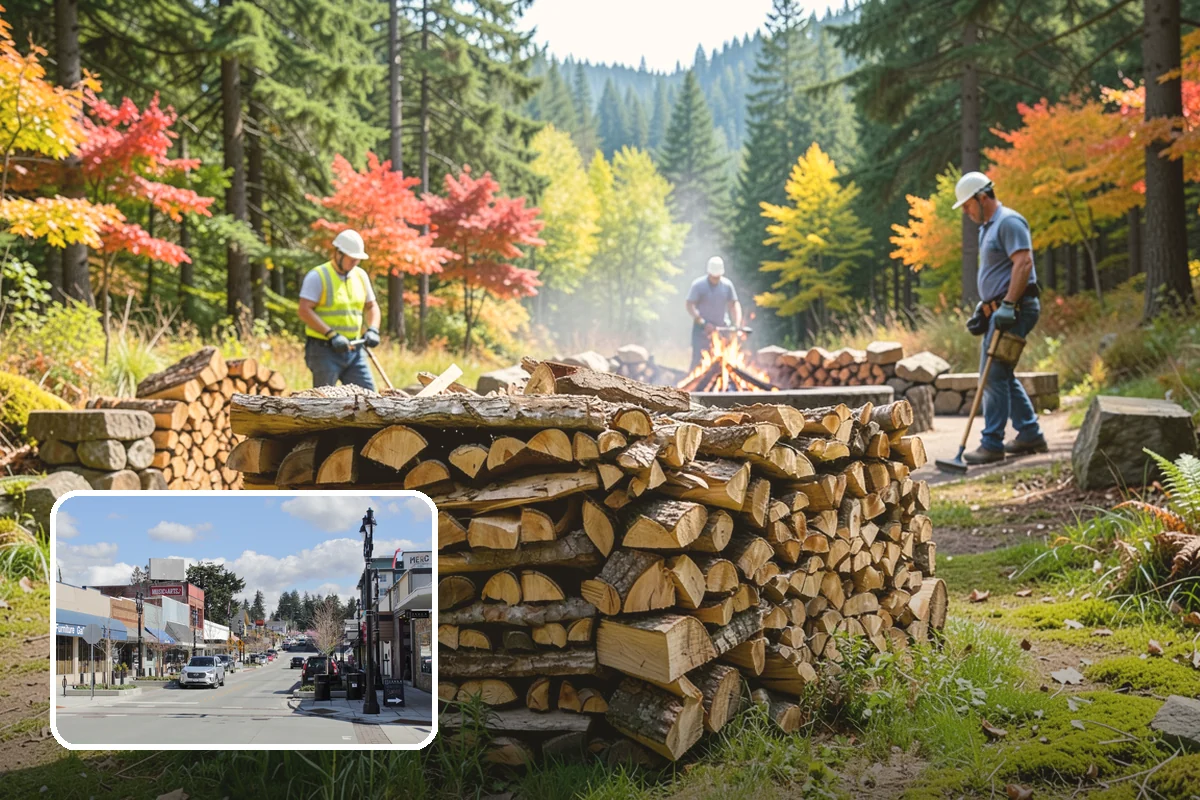 Sustainable Firewood in Bothell, King County, WA - Sourced with care for regional forest health