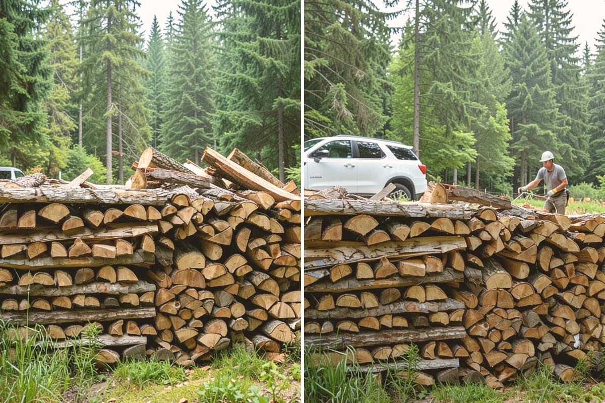 Sustainable Firewood in Brier, Snohomish County, WA - Identify responsibly managed and salvageable sources