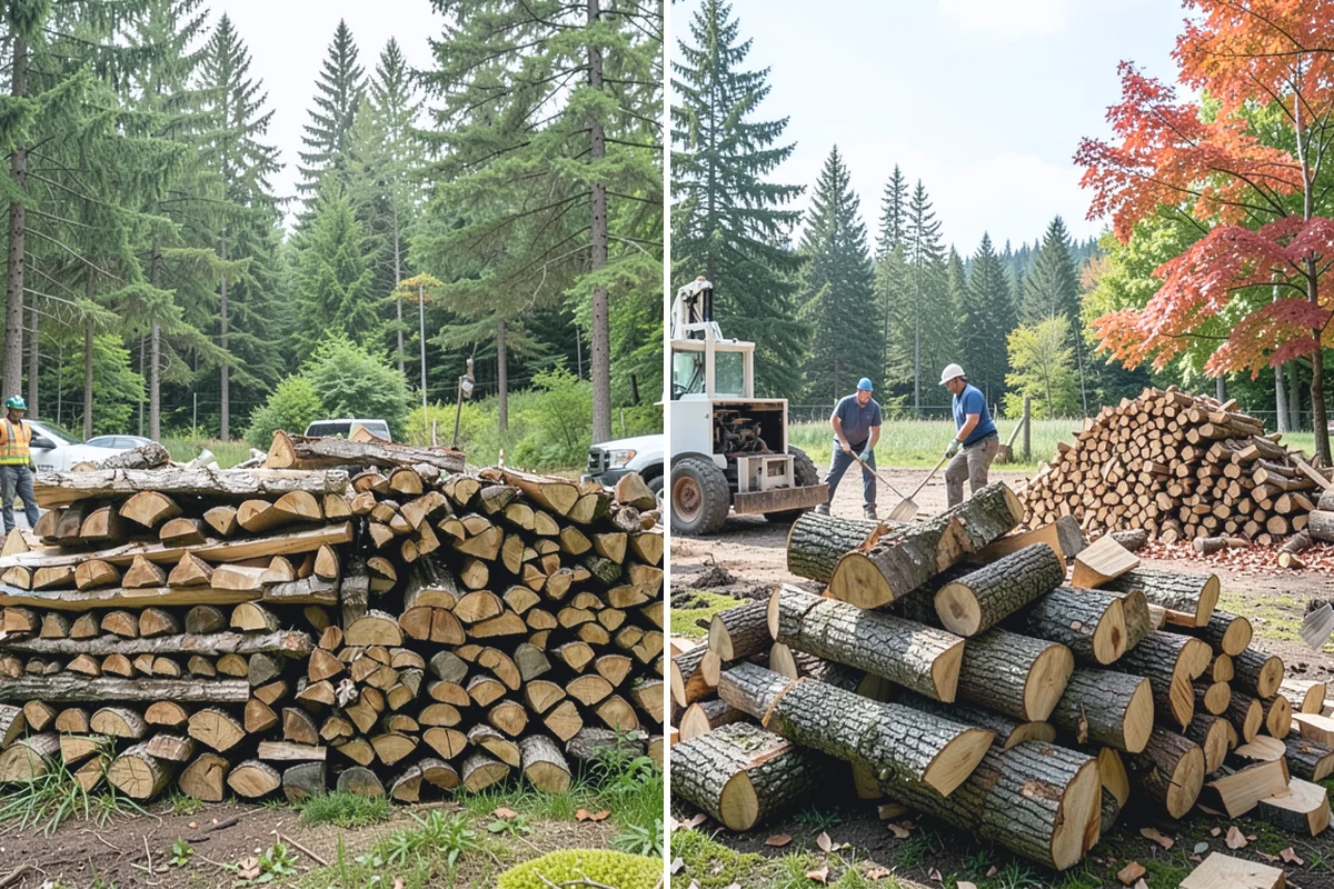 Sustainable Firewood in Buckley, Pierce County, WA - Identify responsibly managed and salvageable sources