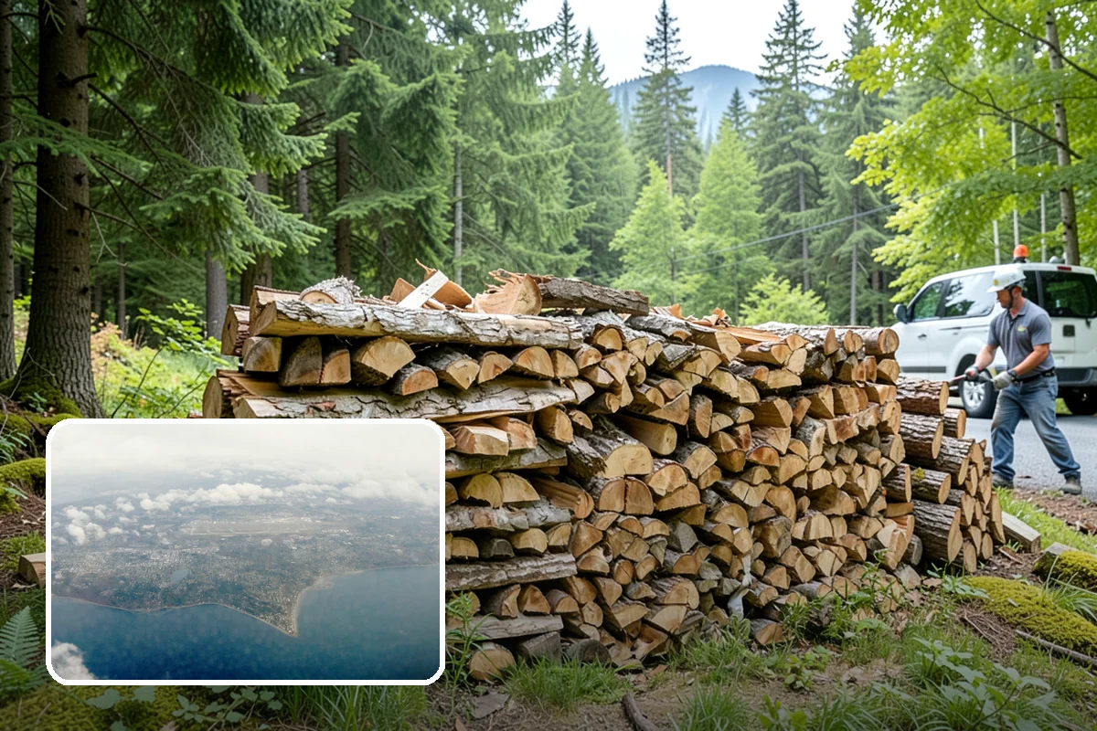 Sustainable Firewood in Burien, King County, WA - Sourced with care for regional forest health