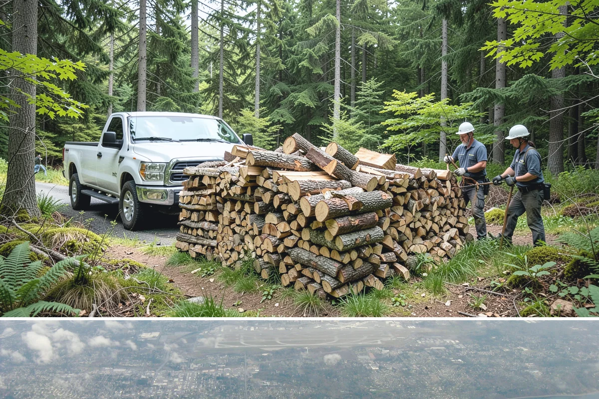Sustainable Firewood in Burien, King County, WA - Available year-round, with fall and winter ordering popular as households stock up responsibly for the heating season.