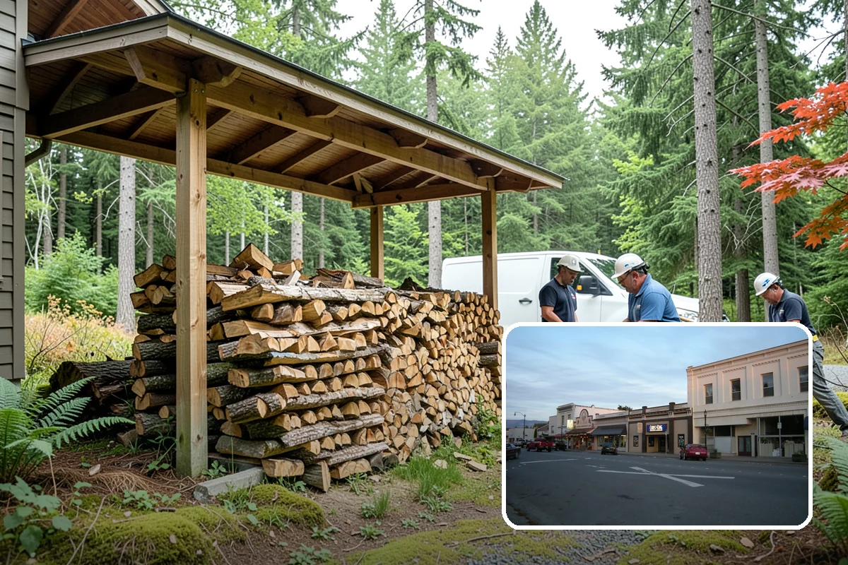 Sustainable Firewood in Burlington, Skagit County, WA - Sourced with care for regional forest health