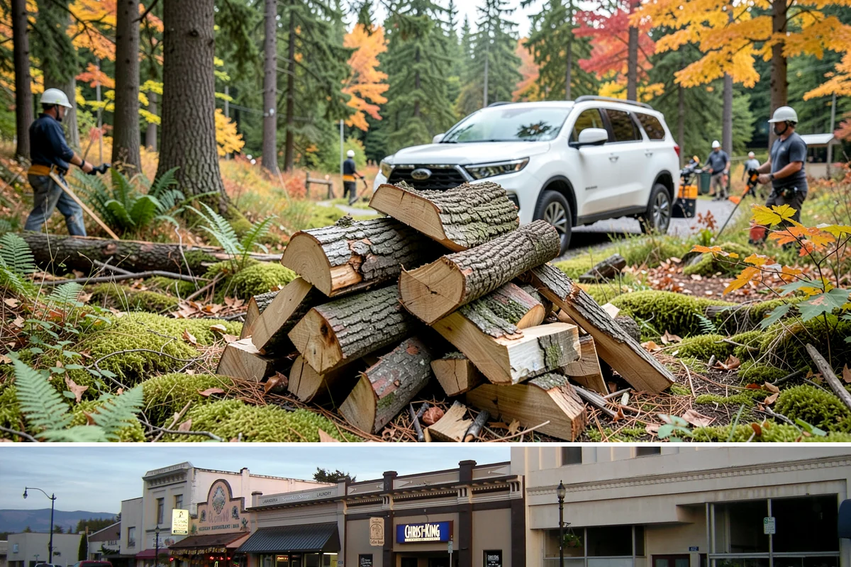 Sustainable Firewood in Burlington, Skagit County, WA - Available year-round, with fall and winter ordering popular as households stock up responsibly for the heating season.