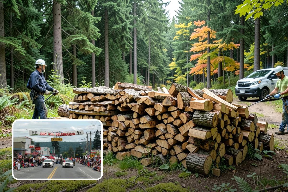 Sustainable Firewood in Carnation, King County, WA - Sourced with care for regional forest health