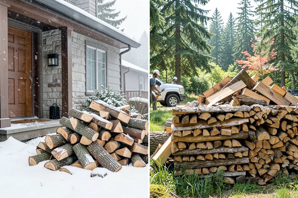 Sustainable Firewood in DuPont, Pierce County, WA - Identify responsibly managed and salvageable sources