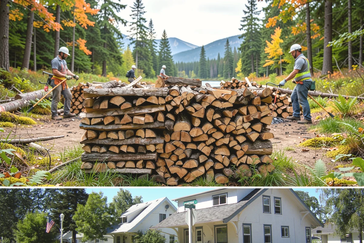 Sustainable Firewood in DuPont, Pierce County, WA - Available year-round, with fall and winter ordering popular as households stock up responsibly for the heating season.