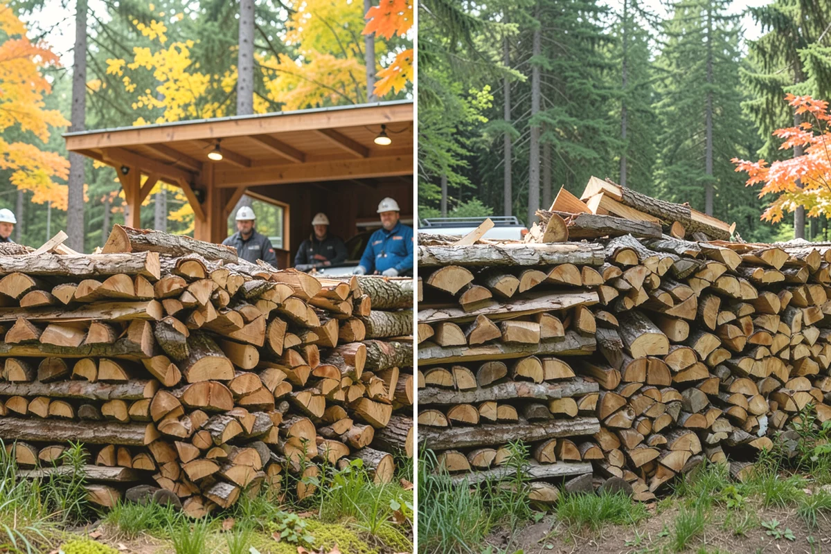 Sustainable Firewood in Duvall, King County, WA - Identify responsibly managed and salvageable sources