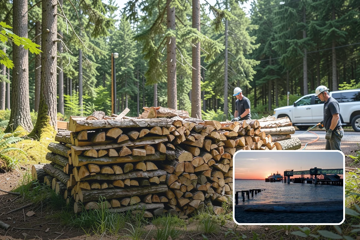 Sustainable Firewood in Edmonds, Snohomish County, WA - Sourced with care for regional forest health