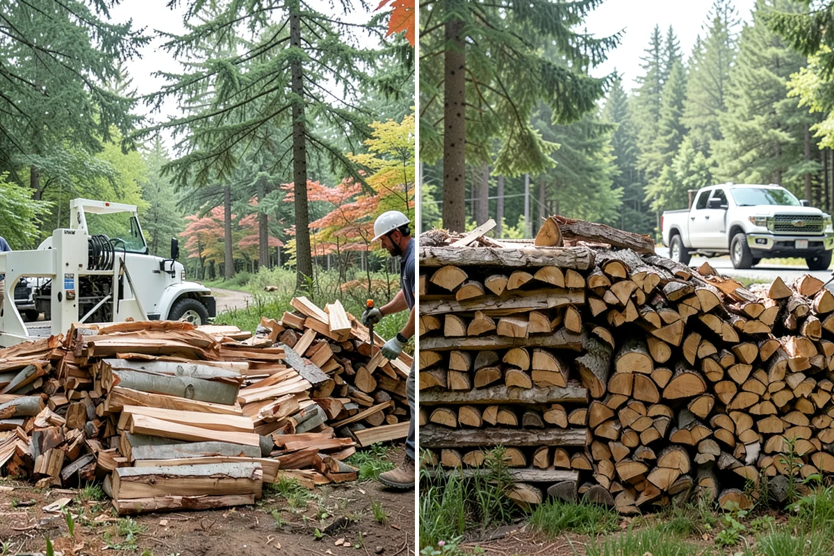 Sustainable Firewood in Federal Way, King County, WA - Identify responsibly managed and salvageable sources