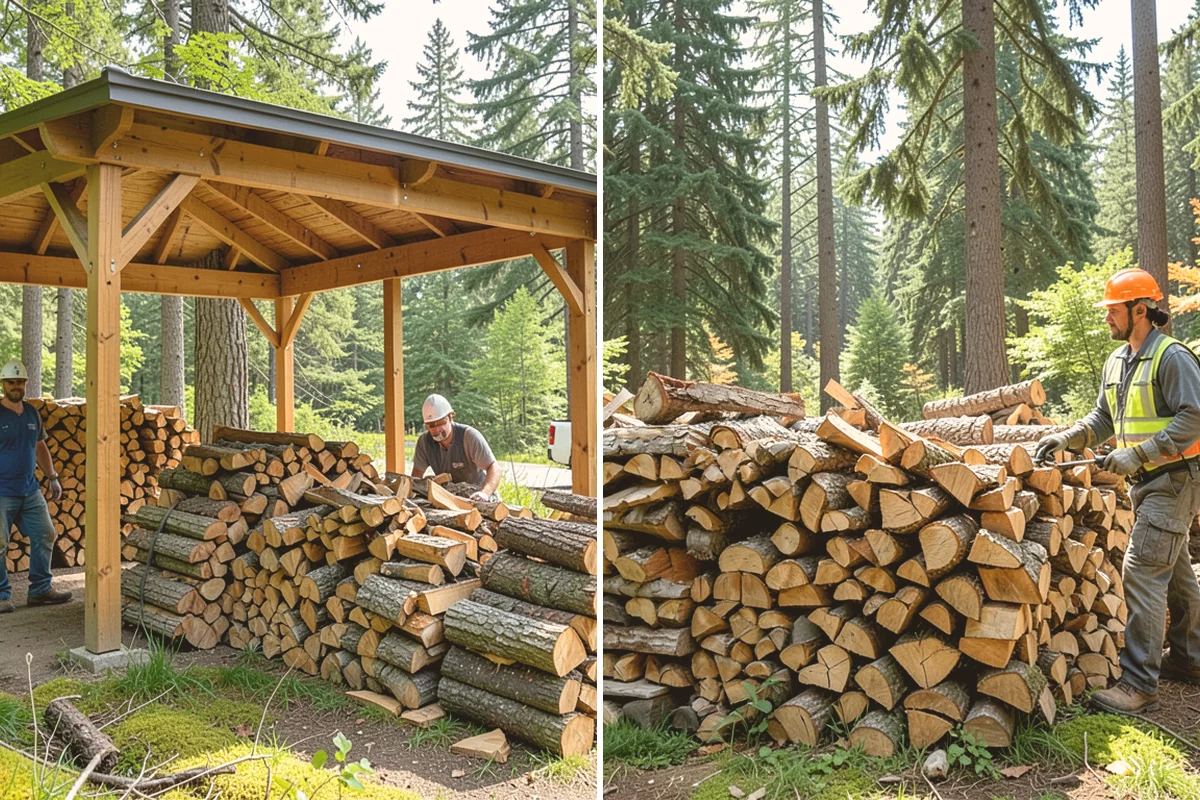 Sustainable Firewood in Fife, Pierce County, WA - Identify responsibly managed and salvageable sources