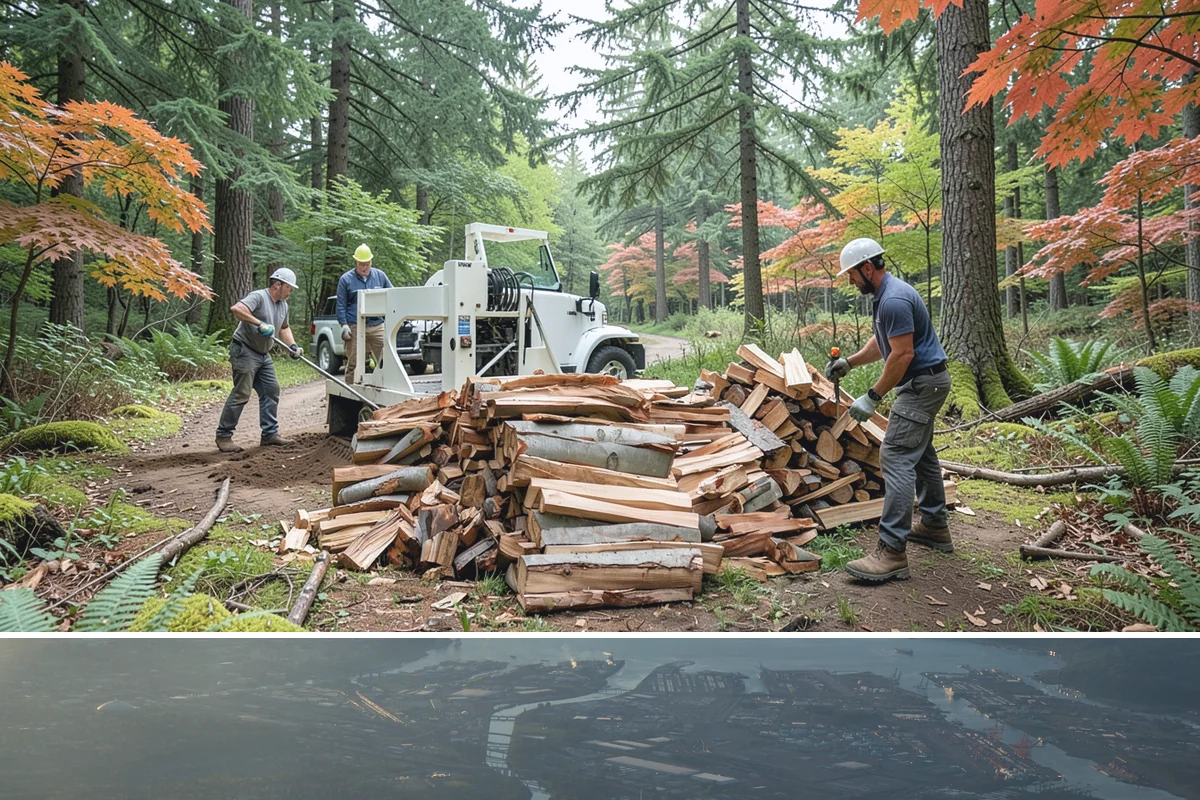 Sustainable Firewood in Fife, Pierce County, WA - Available year-round, with fall and winter ordering popular as households stock up responsibly for the heating season.