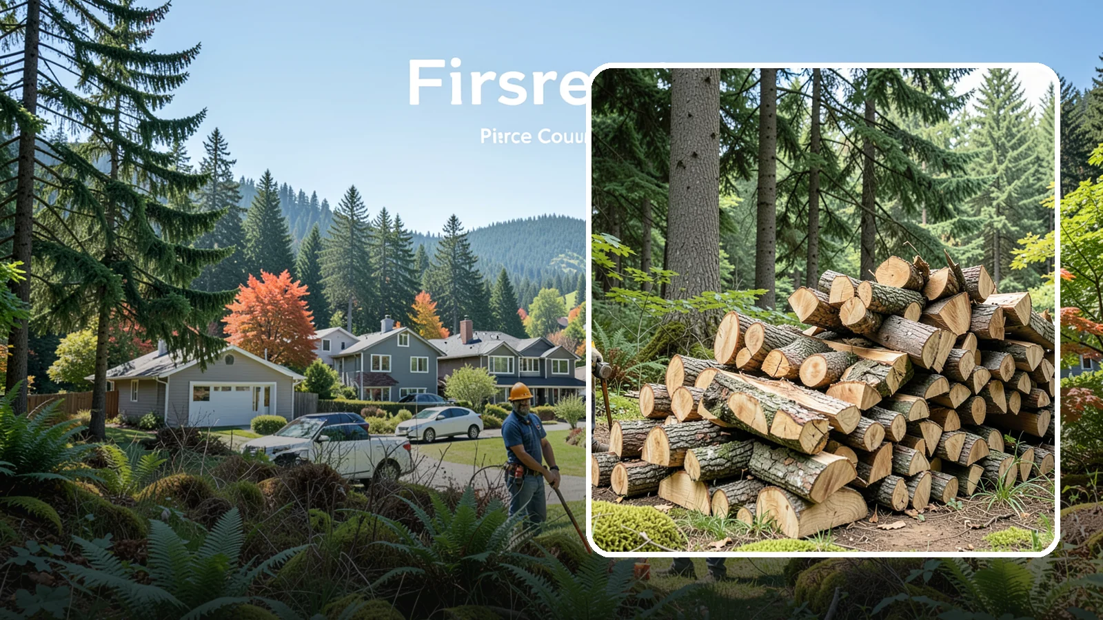Sustainable Firewood in Fircrest, Pierce County, WA - We supply firewood sourced with care for the Pacific Northwest forests and communities that produce it.
