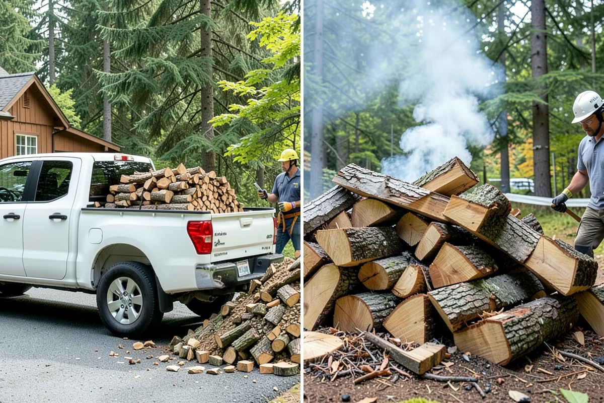 Sustainable Firewood in Fircrest, Pierce County, WA - Identify responsibly managed and salvageable sources