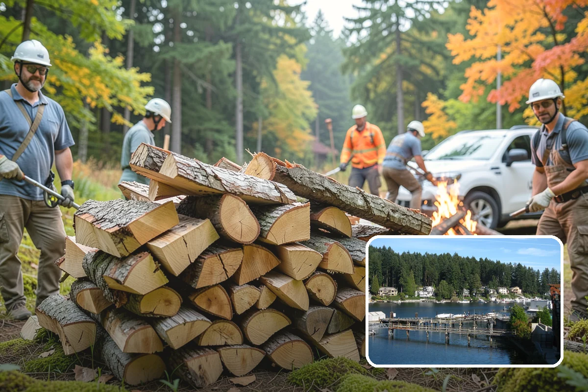 Sustainable Firewood in Gig Harbor, Pierce County, WA - Sourced with care for regional forest health