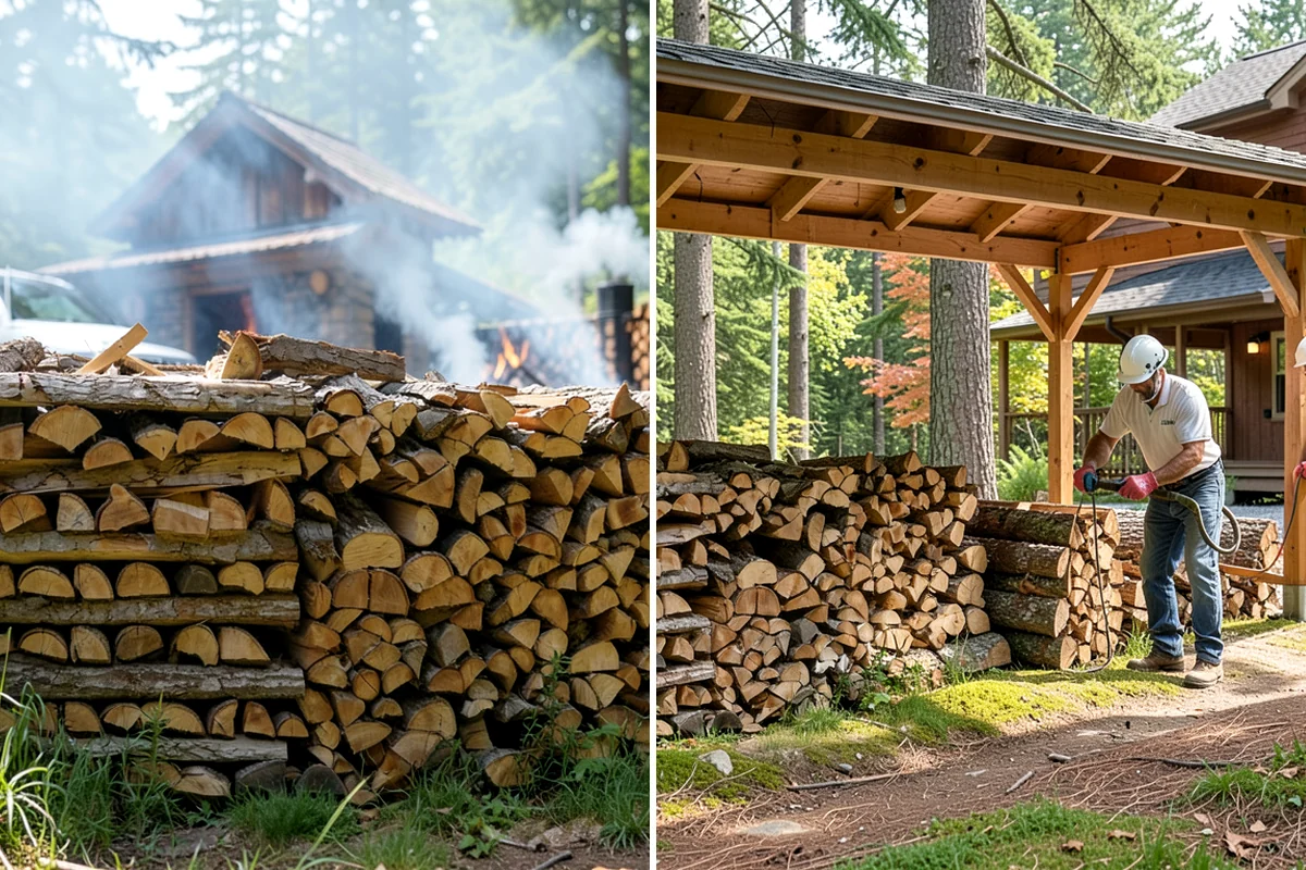Sustainable Firewood in Hunts Point, King County, WA - Identify responsibly managed and salvageable sources